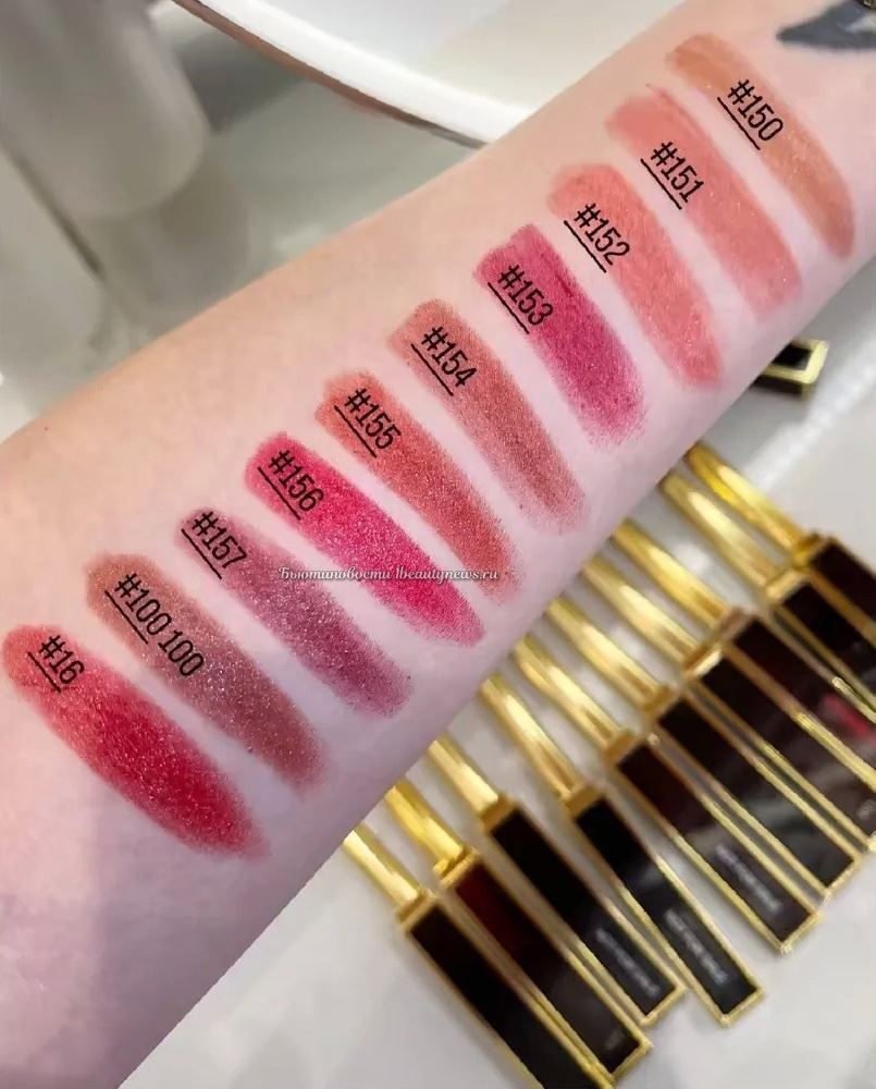 Tom Ford Slim Lip Color Shine 2024 - Swatches