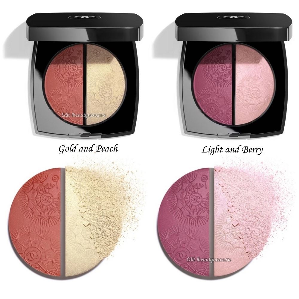 Chanel Jardin Imaginaire Blush and Highlighter Duos Summer 2024