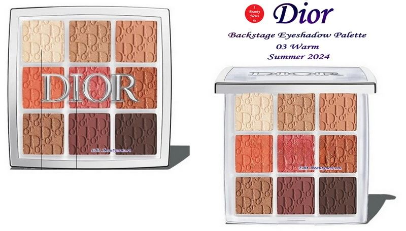 Обновленная палетка для глаз Dior Backstage Eyeshadow Palette 03 Warm Essentials Summer 2024