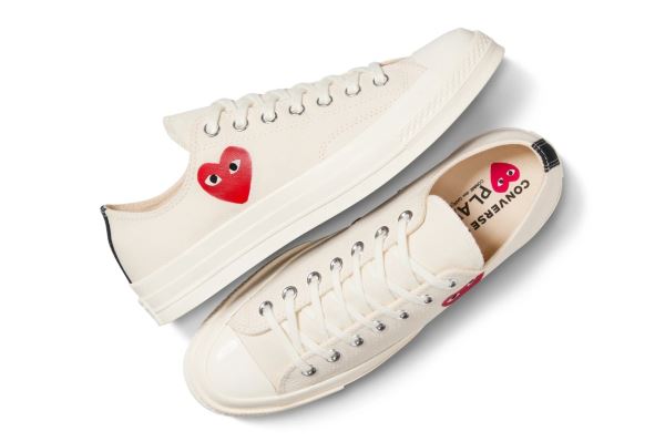 Converse и Comme des Garçons переиздали пару OG Single Hearts